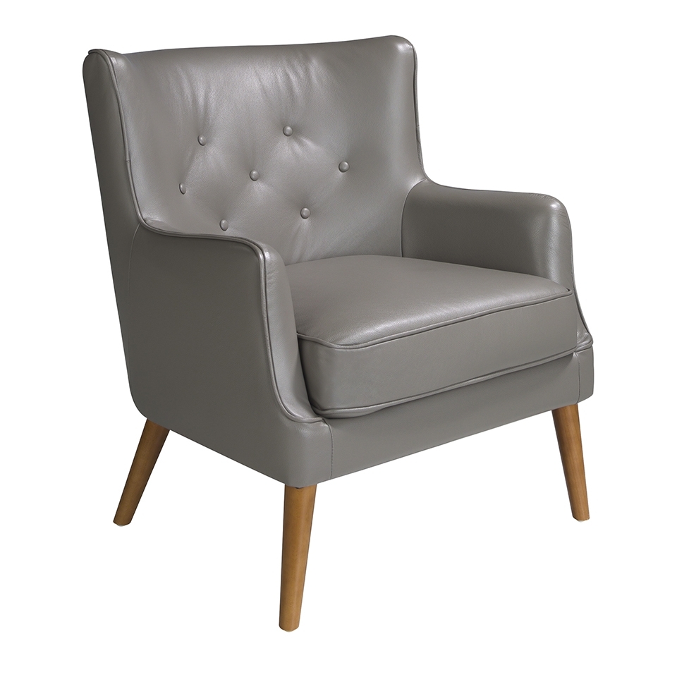 Мягкое кожаное кресло 5085/A978-M5655 с обивкой капитоне