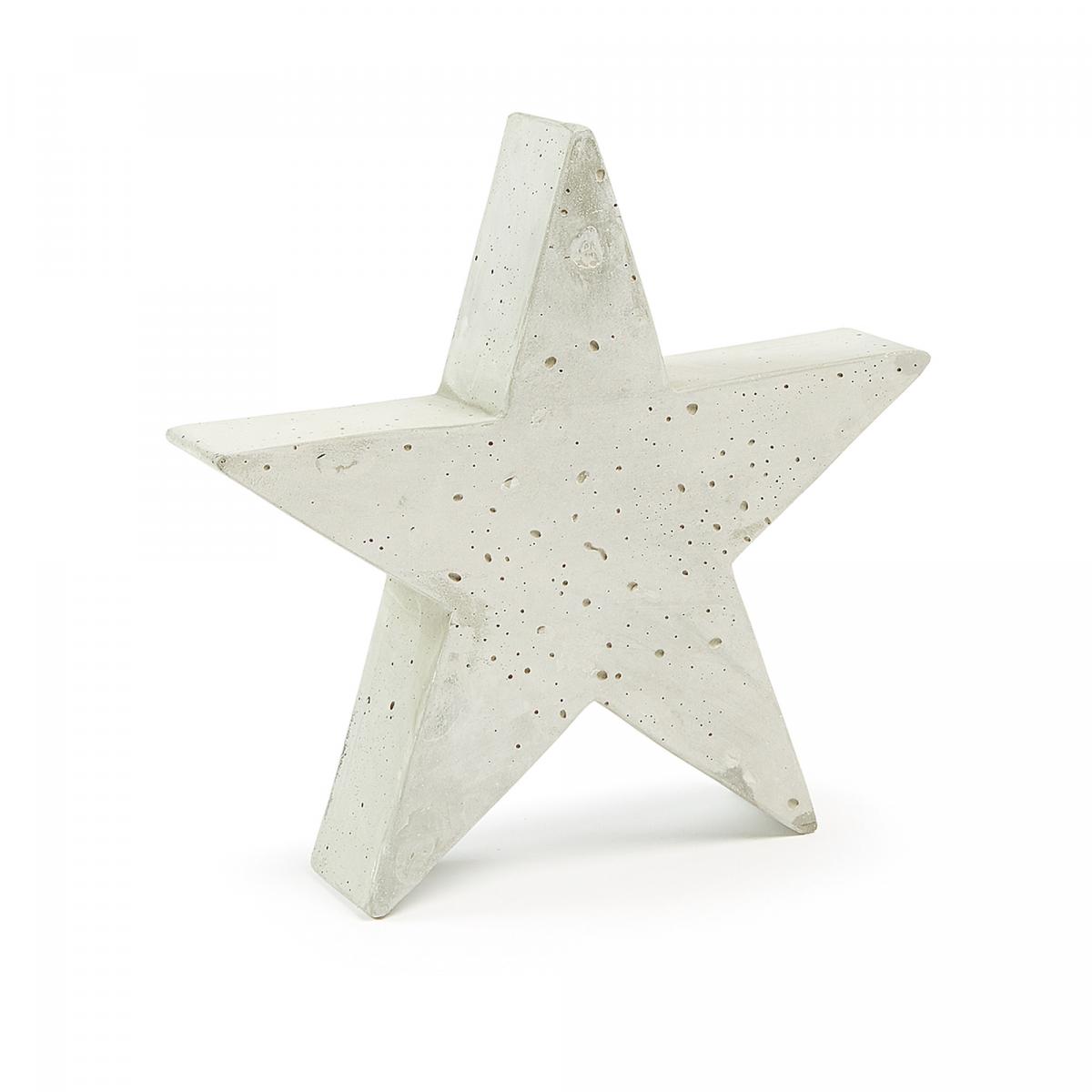 Фигурка Звезды Sens 31x30 цемент белый