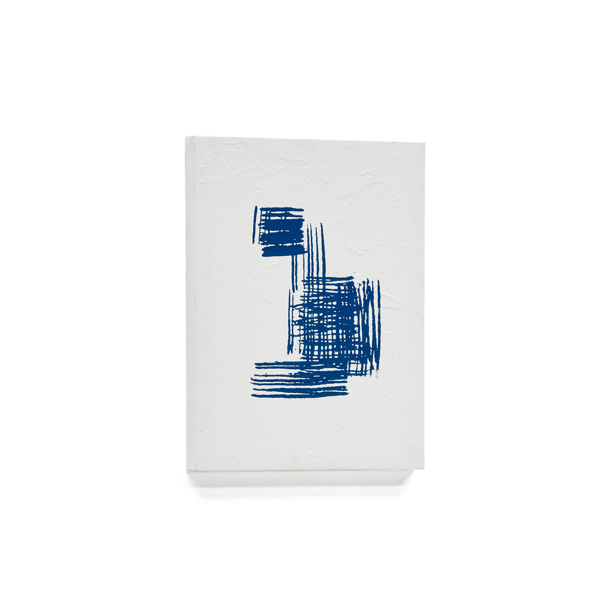 Sagaro Абстрактное полотно в бело-голубых тонах 30 x 40 см