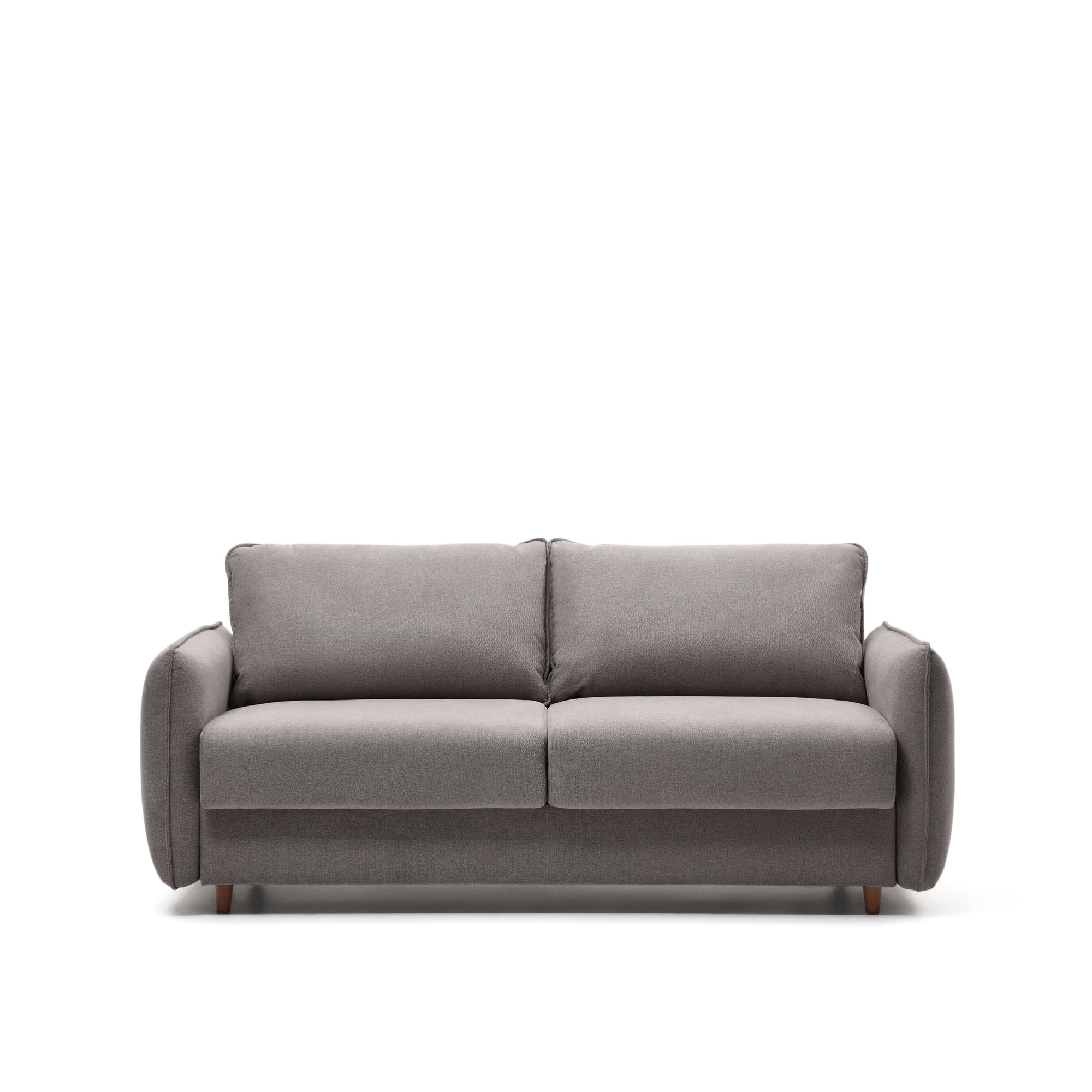 Carlota 2-местный диван-кровать из синели серого цвета