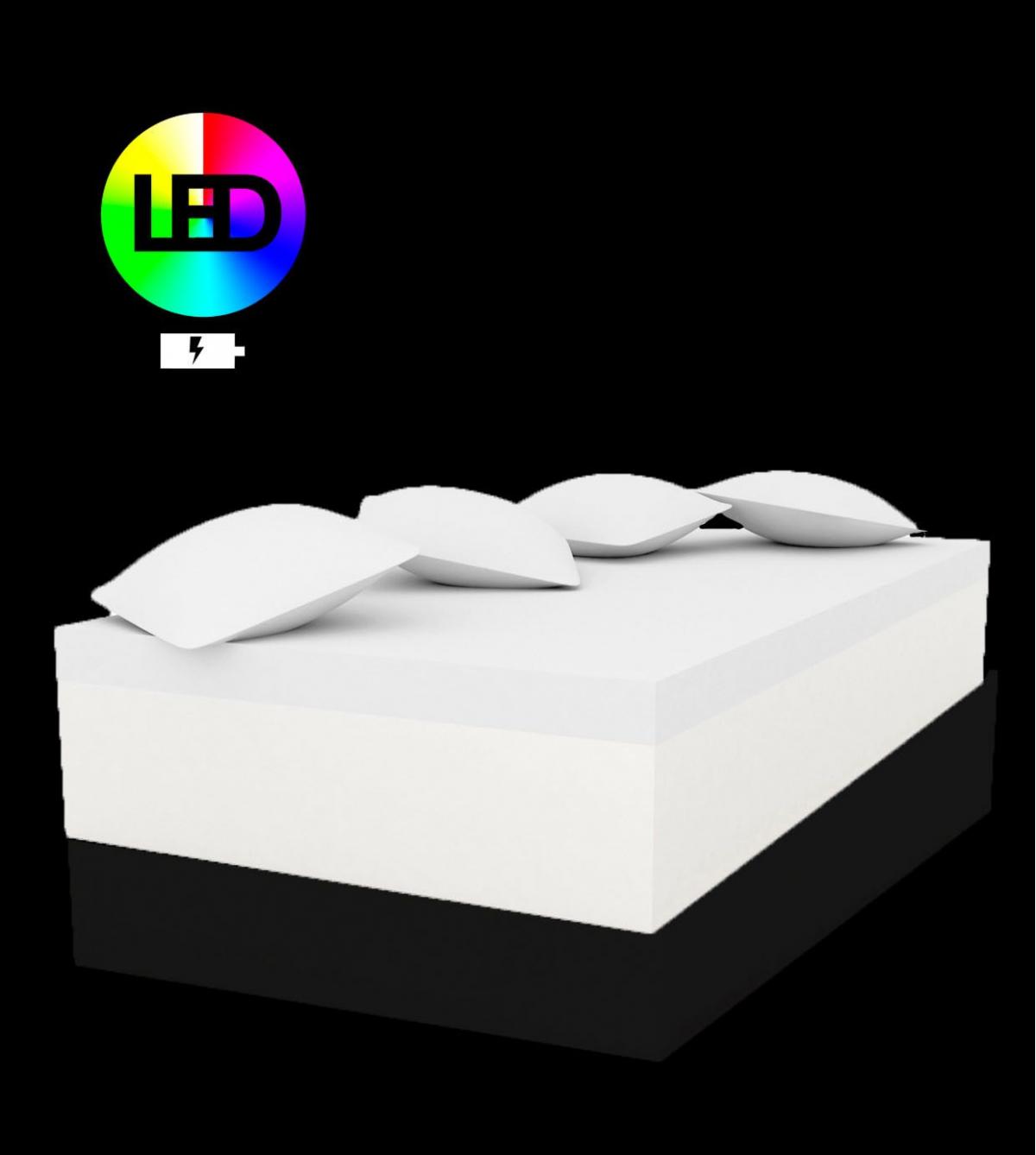 Кровать Jut с 4 подушками 50x50 cm LED