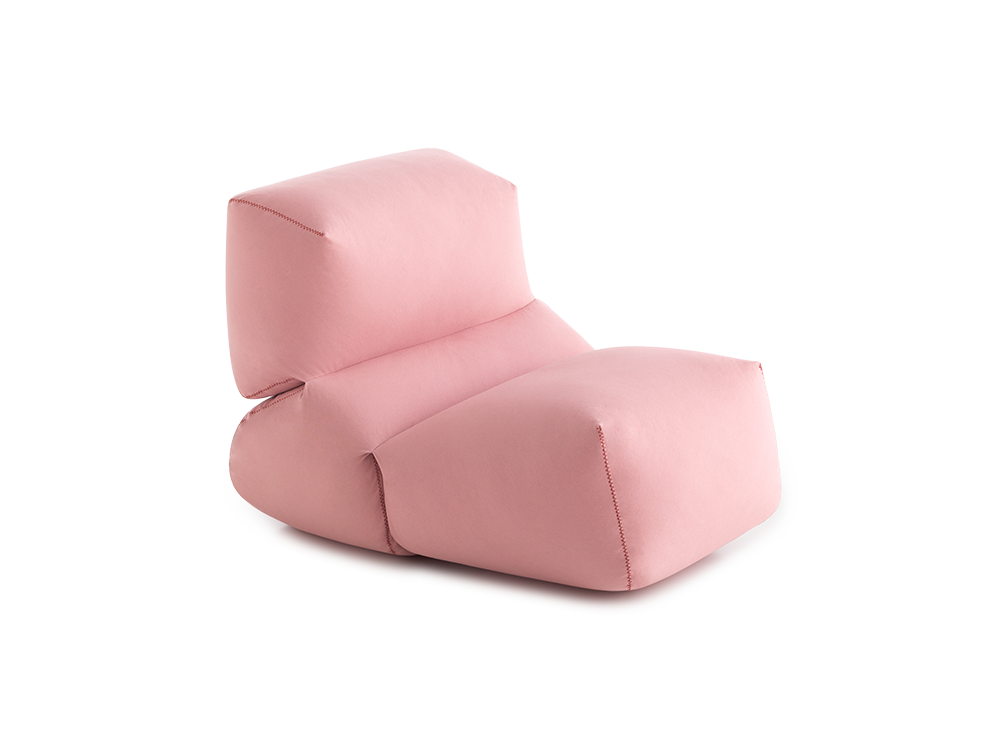 Кресло-пуф Grapy Pink Cotton