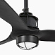 Матовый черный потолочный вентилятор Just Fan 128 мм