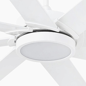 Белый вентилятор Century DC SMART XL LED