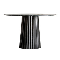 Обеденный стол из дерева Plisse черный