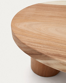 Mosi Журнальный столик из массива мунгура Ø 90 x 60 см