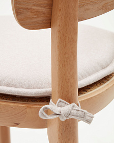 Romane Подушка для стула бежевого цвета 43 x 43 см