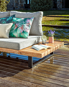 Комплект Zalika 5-местный угловой диван и столик