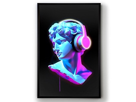 Картина Busto COLOR LED 80X120