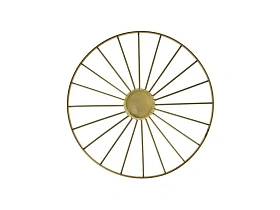 Бра Wheel 90 cm золотой + цоколь 25 cm золотой