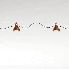 Подвесной светильник Plaff-on! S16 IP65 ржаво-коричневый