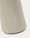 Ваза Silvara из папье-маше белого цвета 16 см