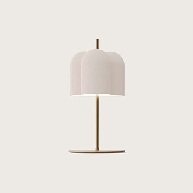 Настольная лампа Oket Matt brass Shade: Matt white