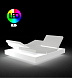 Кровать Vela с 4 откидными спинками LED