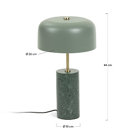 Настольная лампа Biscane зеленого цвета