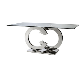 Обеденный стол Casandra стальной 180 см