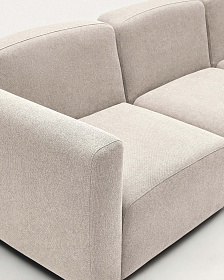 Neom Трехместный модульный диван бежевого цвета 263 см