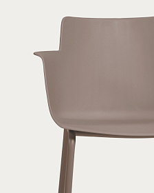 Hannia коричневый стул с подлокотниками