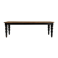 Обеденный стол Zenica цвет черный/натуральный