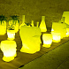 Кашпо Adan матовое светящееся LED 70см