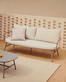 Bramant 2-местный диван из стали с лиловой отделкой 175,5 см