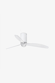 Потолочный вентилятор Mini Tube Fan мат. белый/прозрачный 128 см