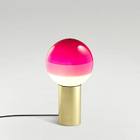 Настольный светильник Dipping Light розовый-латунь