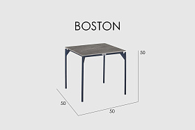 Столик Boston CARBON MATTE керамика