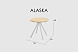 Столик Alaska TEAK NATURAL- WHITE WASH D50