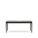 Раздвижной стол Lenon черный из шпона и массива дуба 160(240)x90
