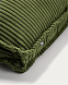 Подушка Blok из вельвета зеленого цвета 40 x 60 см