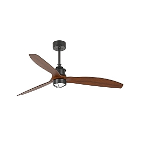 Потолочный вентилятор Just Fan черный/дерево 128 см