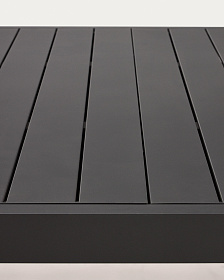 Стол Galdana уличный раздвижной из алюминия с черной отделкой 220 (340) x 100 см