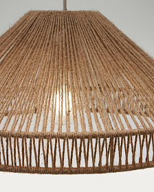 Плафон Pontos из джута с натуральной отделкой, 45 см