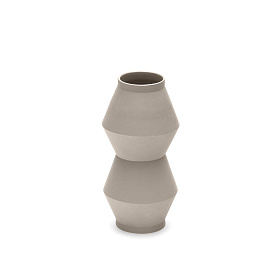 Peratallada Керамическая ваза бежевого цвета 30 см