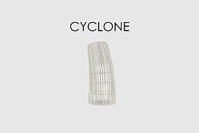 Кашпо Cyclone L WHITE