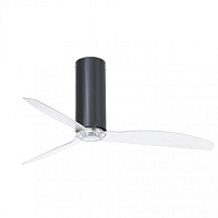 Глянцевый / прозрачный черный потолочный вентилятор Tube Fan
