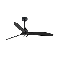 Матовый черный потолочный вентилятор Just Fan 128 мм