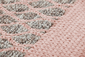 Ковер Mangas Space Rhombus Pink 160x250