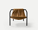 Кресло Elle Mini 348.56.G с сиденьем из экокожи