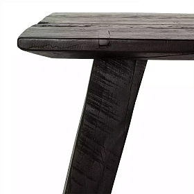 Высокий стол Umi квадратный черный