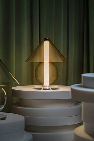 Настольная лампа Fragile янтарь