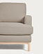 Mihaela 3-местный диван с правым шезлонгом из серого микробукле 264 см
