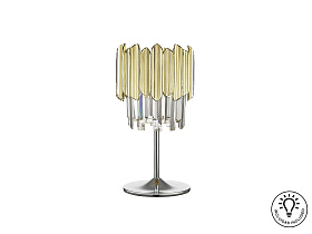 Настольная лампа Tiara 1L хром-золотой