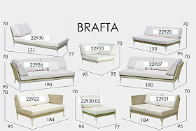 Модульный диван Brafta