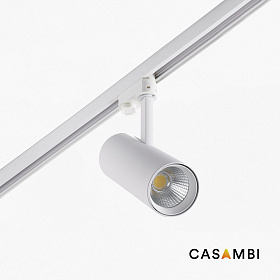 Трековый светильник Fuga MEDIUM белый LED CRI95 21W 3000K 24є CASAMBI