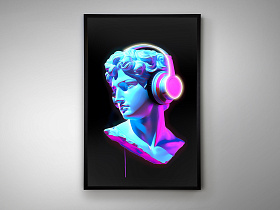 Картина Busto COLOR LED 80X120