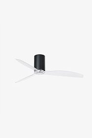 Глянцевый / прозрачный черный потолочный вентилятор Mini Tube Fan