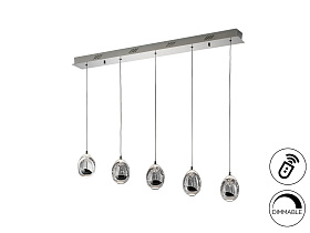 Подвесной светильник Rocio 5L хром DIMMABLE