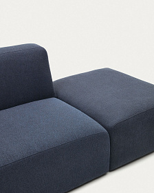Neom Одноместный диван с задним модулем синего цвета 169 см